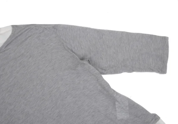 Y's for living Material Switching 3/4 Sleeve Knit Top K-168143_009