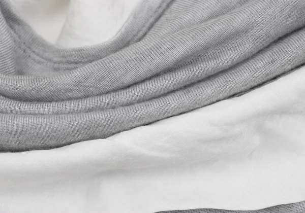 Y's for living Material Switching 3/4 Sleeve Knit Top K-168143_016