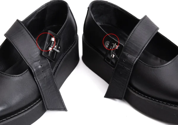 REGULATION yohji yamamoto Leather Strap Shoes K-168144_009
