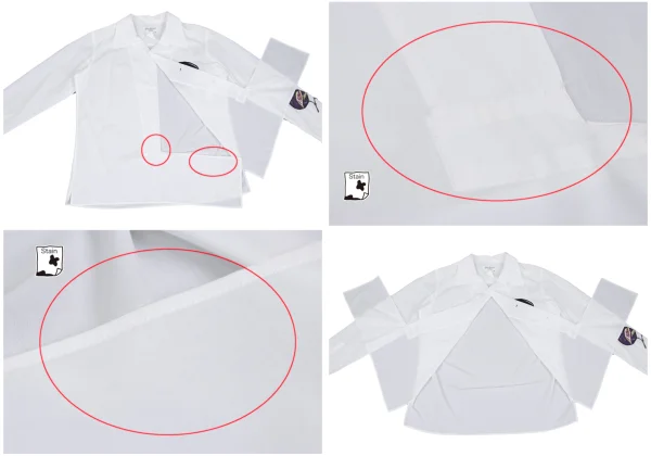 Yohji Yamamoto POUR HOMME Taisho Romantic Embroidery Open Collar Shirt K-168145_013