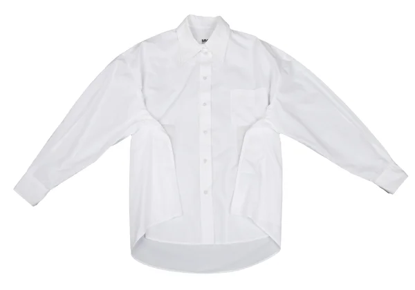 MM6 MAISON MARGIELA Cotton Velcro Design Long Sleeve Shirt K-168146_002