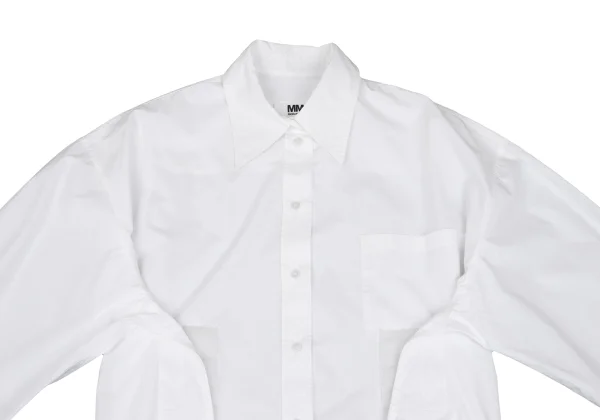 MM6 MAISON MARGIELA Cotton Velcro Design Long Sleeve Shirt K-168146_003
