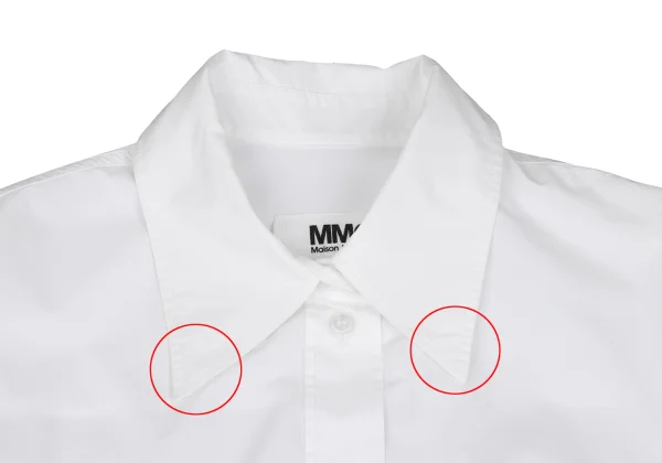 MM6 MAISON MARGIELA Cotton Velcro Design Long Sleeve Shirt K-168146_004