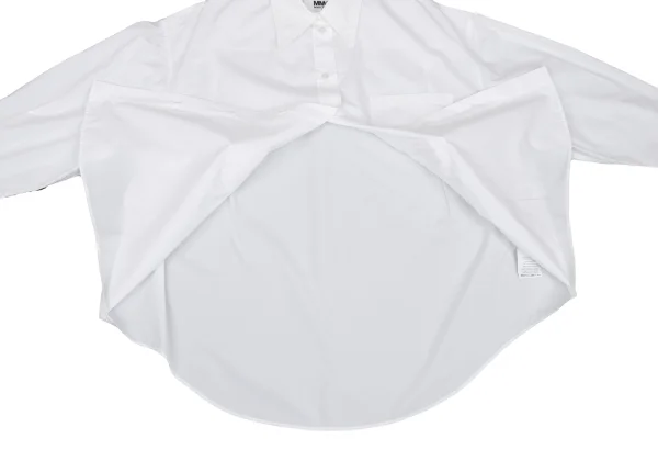 MM6 MAISON MARGIELA Cotton Velcro Design Long Sleeve Shirt K-168146_014