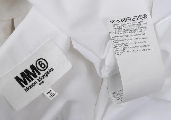 MM6 MAISON MARGIELA Cotton Velcro Design Long Sleeve Shirt K-168146_020