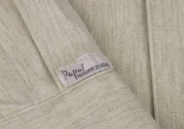 Papas Linen Blend Cotton Stand Collar Shirt Jacket K-168148_012