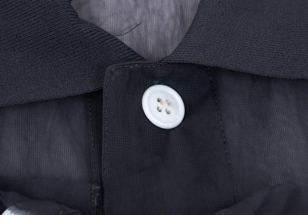 COMME des GARCONS Dyed Nylon Sheer Frill Dress K-168149_007