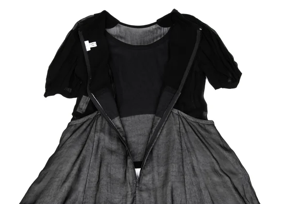 COMME des GARCONS Switching See-through Dress K-168150_014