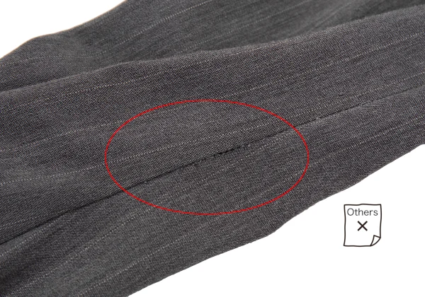 Yohji Yamamoto FEMME Pinstripe Design Shoulder Jacket K-168151_008