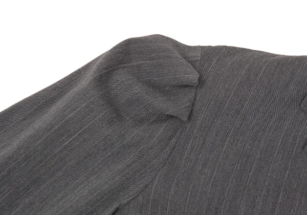 Yohji Yamamoto FEMME Pinstripe Design Shoulder Jacket K-168151_009