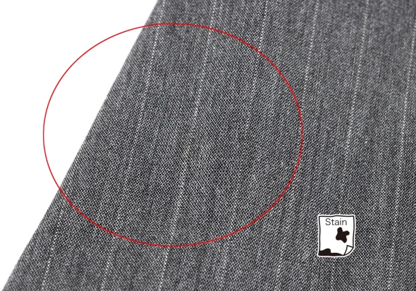 Yohji Yamamoto FEMME Rayon Blend Stretch Pinstripe Skirt K-168152_006