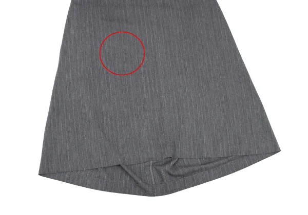 Yohji Yamamoto FEMME Rayon Blend Stretch Pinstripe Skirt K-168152_008