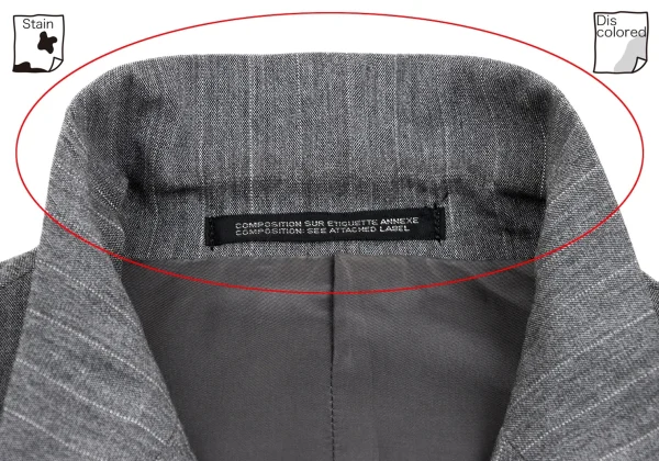 Yohji Yamamoto FEMME Pinstripe Jacket & Skirt K-168153_006