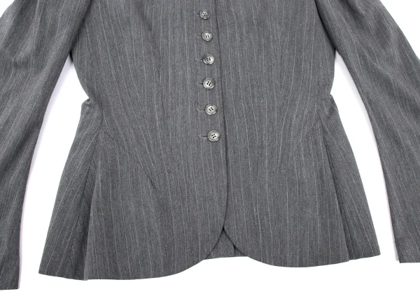 Yohji Yamamoto FEMME Pinstripe Jacket & Skirt K-168153_009