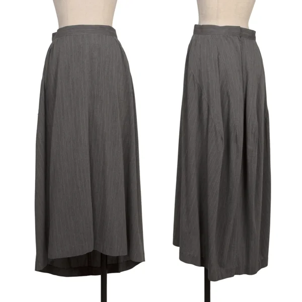 Yohji Yamamoto FEMME Pinstripe Jacket & Skirt K-168153_011