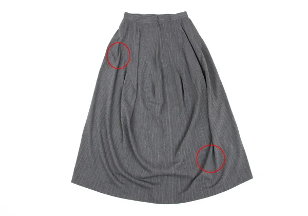 Yohji Yamamoto FEMME Pinstripe Jacket & Skirt K-168153_018