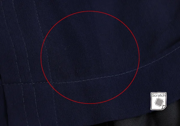 robe de chambre COMME des GARCONS Velour Switching Sheer Jacket K-168154_014