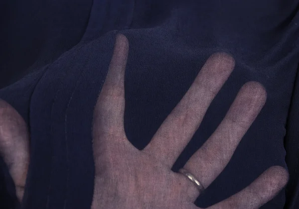 robe de chambre COMME des GARCONS Velour Switching Sheer Jacket K-168154_015