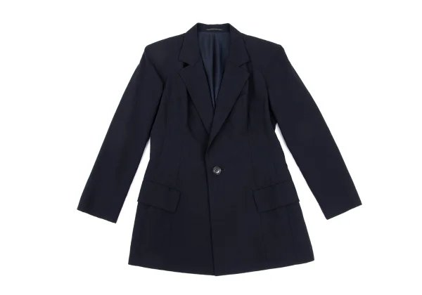 Yohji Yamamoto FEMME Wool Blend Switching Jacket K-168156_002