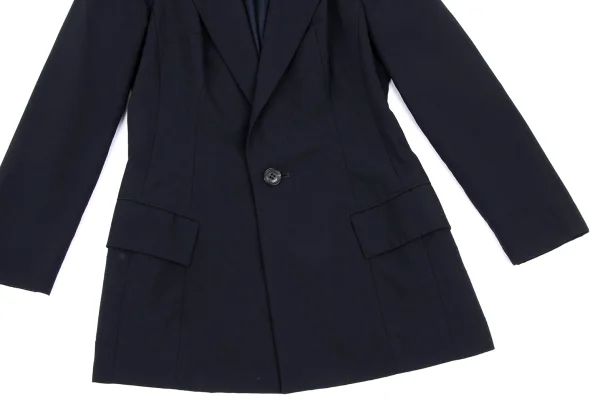 Yohji Yamamoto FEMME Wool Blend Switching Jacket K-168156_007