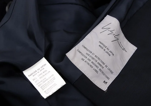 Yohji Yamamoto FEMME Wool Blend Switching Jacket K-168156_015