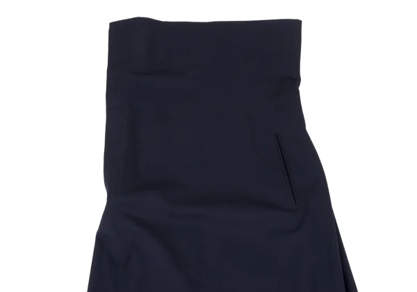 Yohji Yamamoto FEMME Wool Gabardine Side Hook Tube Top Skirt K-168158_003