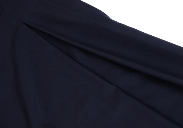 Yohji Yamamoto FEMME Wool Gabardine Side Hook Tube Top Skirt K-168158_012