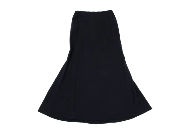 Yohji Yamamoto FEMME Wool Gabardine Flared Long Skirt K-168159_002