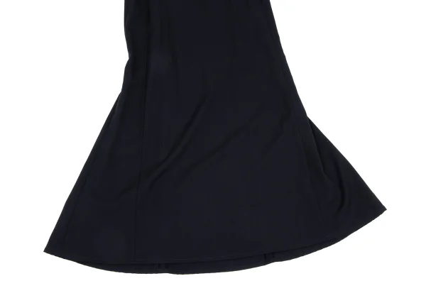 Yohji Yamamoto FEMME Wool Gabardine Flared Long Skirt K-168159_005