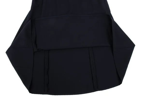 Yohji Yamamoto FEMME Wool Gabardine Flared Long Skirt K-168159_006