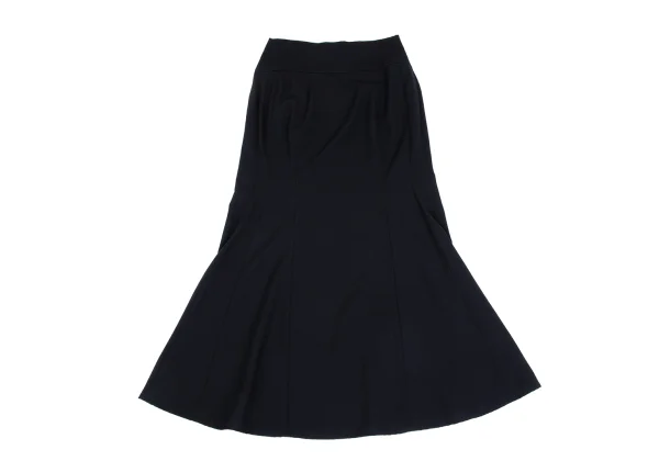 Yohji Yamamoto FEMME Wool Gabardine Flared Long Skirt K-168159_007