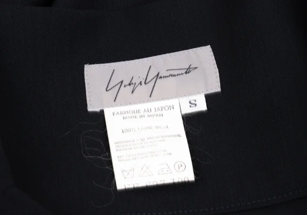 Yohji Yamamoto FEMME Wool Gabardine Flared Long Skirt K-168159_010