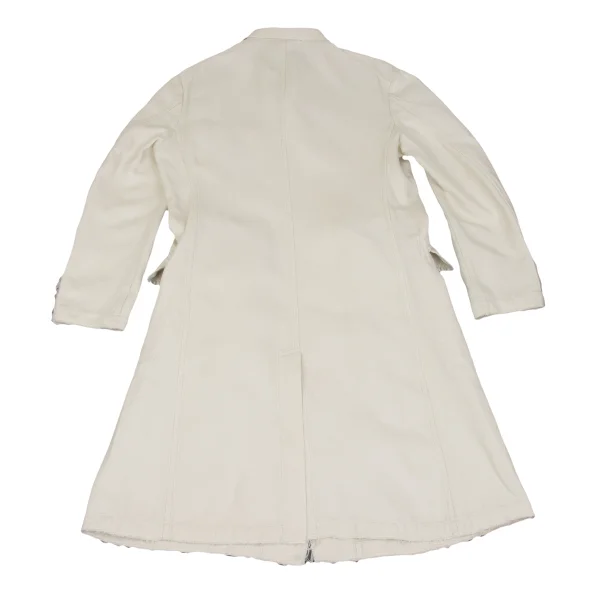 Yohji Yamamoto POUR HOMME Cotton Linen Cutting Long Jacket K-168160_012