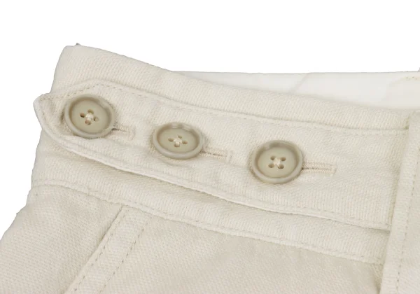 Yohji Yamamoto POUR HOMME Cotton Linen Wide Shorts K-168161_003