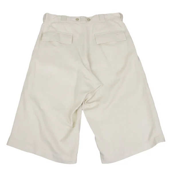 Yohji Yamamoto POUR HOMME Cotton Linen Wide Shorts K-168161_010