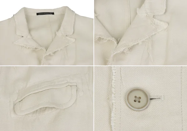 Yohji Yamamoto POUR HOMME Cotton Linen Jacket & Shorts K-168162_004