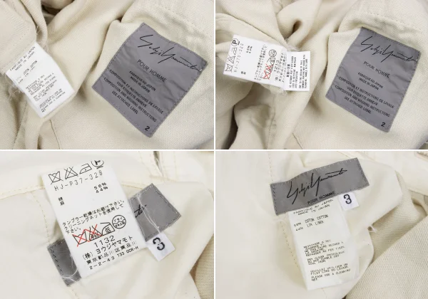 Yohji Yamamoto POUR HOMME Cotton Linen Jacket & Shorts K-168162_019