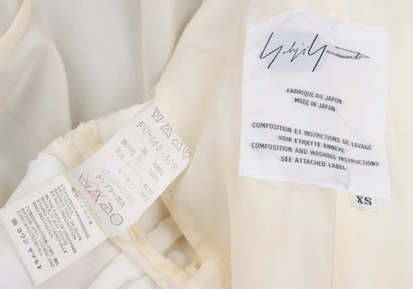 Yohji Yamamoto FEMME Silk Snap Design Jacket K-168163_020