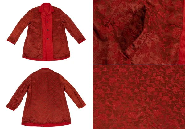 Yohji Yamamoto POUR HOMME Botanical Jacquard Dyed Corduroy Reversible Jacket K-168166_013