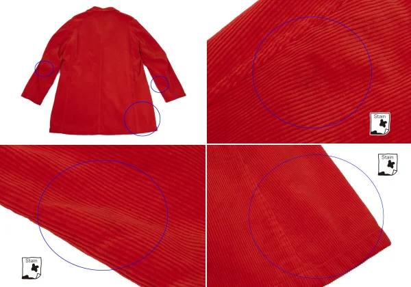 Yohji Yamamoto POUR HOMME Botanical Jacquard Dyed Corduroy Reversible Jacket K-168166_014