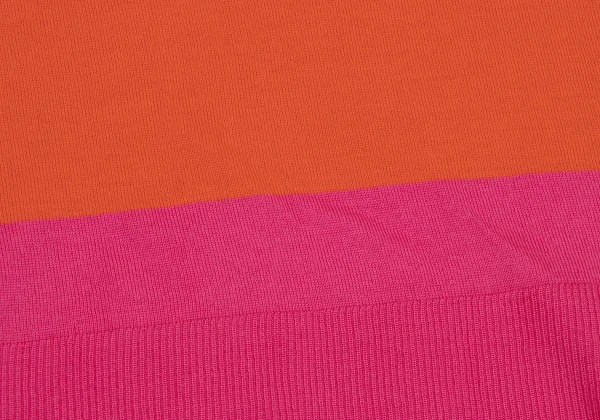 EMILIO PUCCI Wool Bicolor Knit Poncho K-168169_006