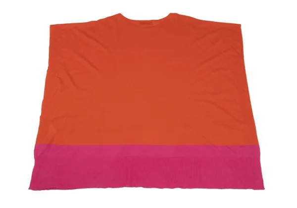 EMILIO PUCCI Wool Bicolor Knit Poncho K-168169_008