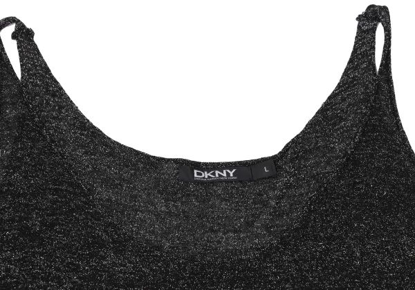 DKNY Rayon Blend Glitter Sleeveless Knit Top K-168174_004