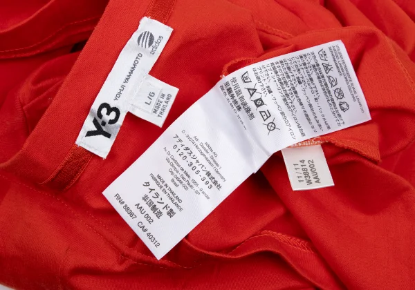 Y-3 Cotton V Neck T Shirt K-168176_011