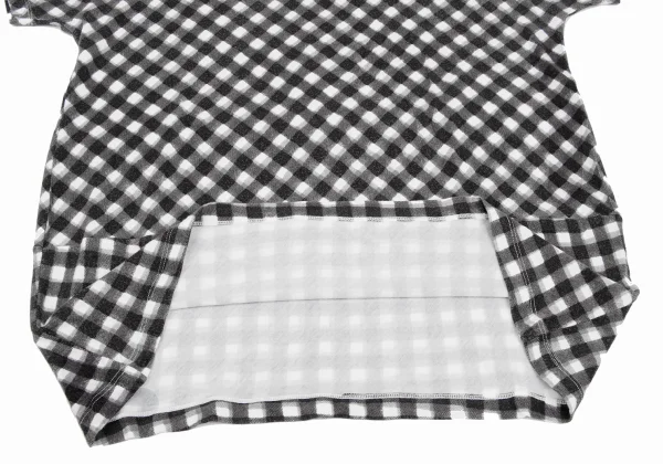 Y's for living Switching Check Rayon T Shirt K-168180_006