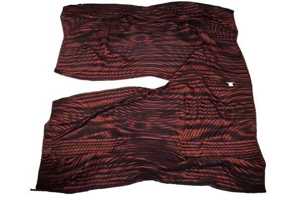 ISSEY MIYAKE Graphic Printed Pleats Poncho K-168181_006