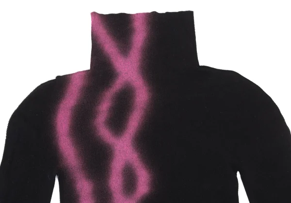 ISSEY MIYAKE A-POC INSIDE Graphic Print Cutting Turtleneck Top K-168186_003