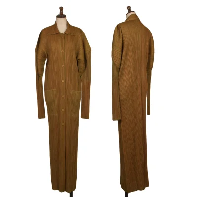 PLEATS PLEASE Pleated Long Jacket
