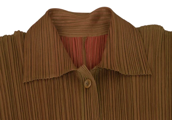 PLEATS PLEASE Pleated Long Jacket K-168187_004