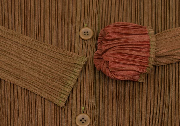 PLEATS PLEASE Pleated Long Jacket K-168187_008